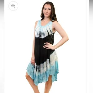 Young USA Tie Dye Sleeveless Sundress